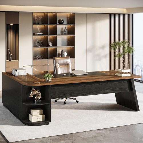 Shaped executive desk - 79",