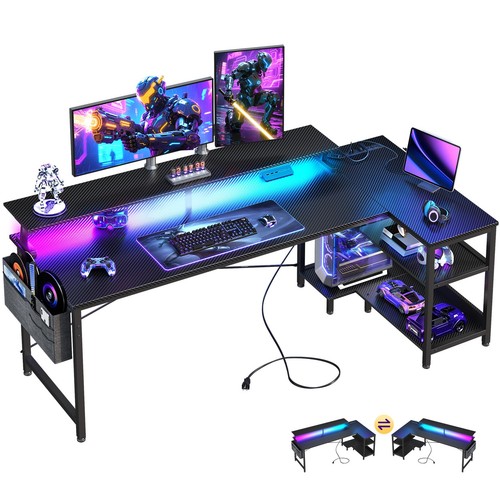 Inch shaped gaming desk - 66,