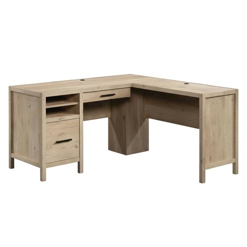 Modern oak finish shaped - modern, l-shaped