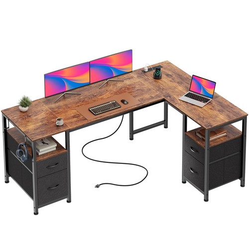Inch shaped computer desk - 55,