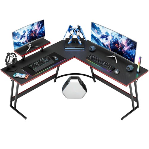 Shaped gaming desk computer - gaming,